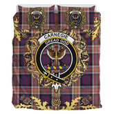 Carnegie 01 Tartan Crest Bedding Set - Golden Thistle Style